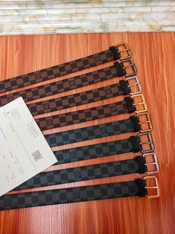 LV Belt 34mmX95-110cm 7D34